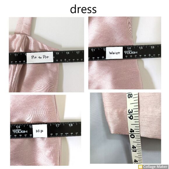 Alex Evenings Petite 4P Pink Shimmer Beaded Dress Jacket 2-PC Formal Cocktail - Picture 15 of 16